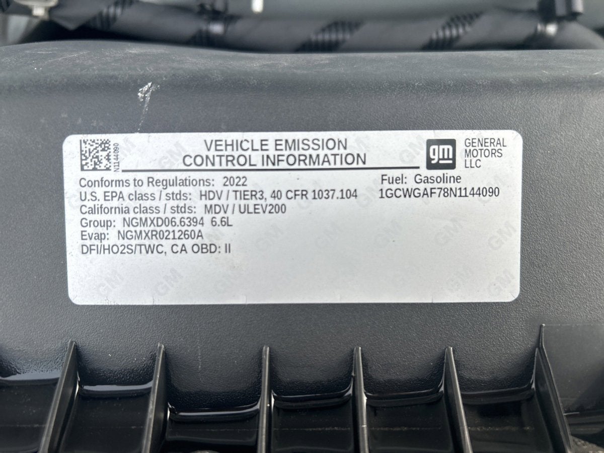 2022 Chevrolet Express 2500 Work Van Cargo