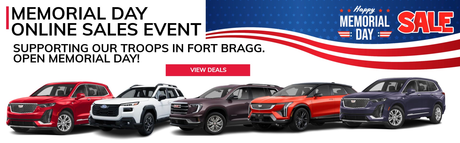 MEMORIAL DAY ONLINE SALES EVENT 